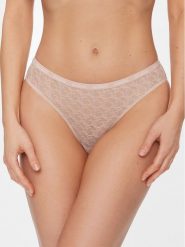 Guess Figi klasyczne Edytha O3BE16 KBXA0 Beżowy. Brązowe majtki damskie Guess, z syntetyku. Za 59.99 zł.