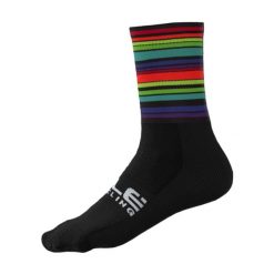 Skarpety rowerowe Alé Flash. Niebieskie skarpetki damskie ALÉ CYCLING, bez wzorów. Za 47.99 zł.