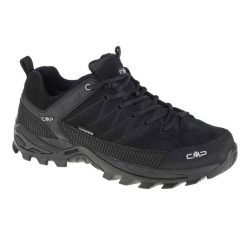 Buty trekkingowe męskie CMP Rigel. Czarne buty zimowe męskie CMP, z materiału, bez zapięcia. W wyprzedaży za 359.99 zł.