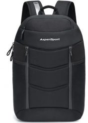Plecak Aspensport 22 L Czarny. Czarne plecaki męskie Aspen, bez wzorów, z poliesteru, eleganckie. Za 106.19 zł.