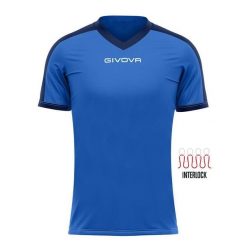 Koszulka sportowa Givova Revolution Royal-Blue 3XL. Niebieskie bluzki damskie Givova, xl, bez wzorów, bez ramiączek, do biegania. Za 122.99 zł.