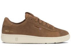 Sneakersy męskie K-Swiss Slammklub CC tenisówki buty sportowe brązowe. Brązowe trampki męskie K-SWISS, bez wzorów, sportowe, bez zapięcia. Za 199.00 zł.