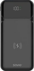 Savio BA-09 10000 mAh czarny. Czarne powerbanki . Za 59.90 zł.