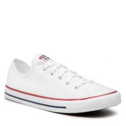 Trampki Converse. Białe trampki i tenisówki damskie Converse, bez wzorów, bez zapięcia. Za 209.99 zł.