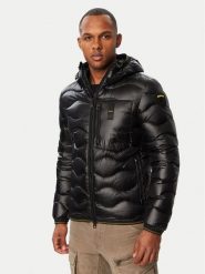 Blauer Kurtka puchowa Wave 26WBLUC03064 Czarny Regular Fit. Czarne kurtki męskie Blauer, m, bez wzorów, z puchu, bez kaptura. Za 1,849.00 zł.