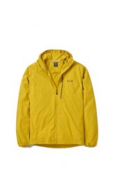 Kurtka softshell męska Borealis Alpine Hoody. Żółte kurtki męskie RAB, na lato, l, bez wzorów, z materiału, z kapturem. Za 539.99 zł.