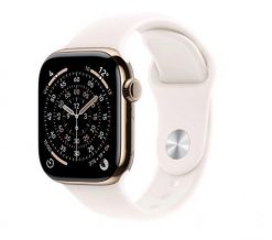 Smartwatch Apple Watch Series 11 OLED 42 mm Cyfrowy 374 x 446 px Ekran dotykowy 5G Tytan Wi-Fi GPS. Cyfrowe zegarki smartwatch Apple, bez wzorów. Za 3,319.28 zł.