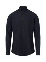 Finshley & Harding Koszula Mężczyźni Super Slim Fit czarny, 44. Czarne koszule męskie Finshley & Harding, l, bez wzorów, biznesowe, bez kołnierzyka, bez ramiączek. Za 299.95 zł.