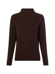 Marie Lund Sweter Kobiety Bawełna brązowy, XXL. Brązowe swetry nierozpinane damskie Marie Lund, uniwersalny, bez wzorów, z bawełny, klasyczne, bez kołnierzyka, bez ramiączek. Za 299.95 zł.