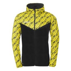 Kurtka z kapturem Uhlsport Progressive 28. Czarne kurtki męskie Uhlsport, l, bez wzorów, sportowe, z kapturem. Za 282.15 zł.