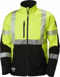Kurtka męska Helly Hansen Reflective jacket HELLY HANSEN ICU Softshell, yellow 2XL. Żółte kurtki męskie Helly Hansen, m, bez wzorów, z softshellu, bez kaptura. Za 498.29 zł.