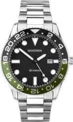 Zegarek Sekonda Zegarek męski Sekonda 30197 srebrny. Szare zegarki męskie Sekonda, bez wzorów, srebrne. Za 325.00 zł.