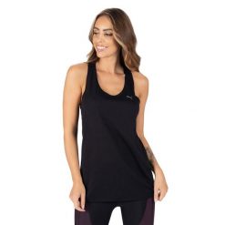 Tank Top fitness damski PUMA Studio Foundation Relax. Czarne topy damskie Puma, xl, bez wzorów, sportowe, bez kołnierzyka, bez ramiączek. Za 77.40 zł.