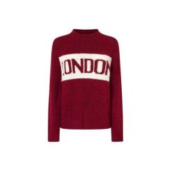 Sweter damski Pepe Jeans Hilda. Brązowe swetry nierozpinane damskie Pepe Jeans, na zimę, bez wzorów, z jeansu, bez kołnierzyka, bez ramiączek. Za 360.70 zł.