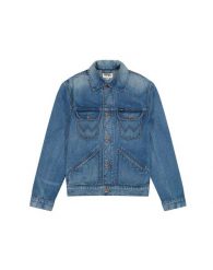 WRANGLER MESKA KURTKA JEANSOWA 124MJ Sheriff 112350476 W4MJ013842. Kurtki męskie Wrangler, m, bez wzorów, z jeansu, bez kaptura. Za 389.99 zł.