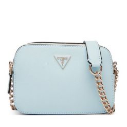 Torebka Guess. Niebieskie torebki do ręki damskie Guess, z aplikacjami, bez dodatków. Za 549.99 zł.