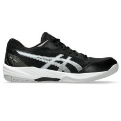 Buty halowe Asics Gel-Task 4. Białe buty sportowe męskie Asics, bez wzorów, bez zapięcia, do piłki ręcznej. Za 381.50 zł.