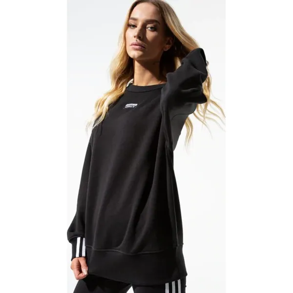 Adidas Bluza Vocal Sweat , czarny, rozmiar XS. Czarne bluzy damskie Adidas, s, bez wzorów, z bawełny, retro, bez ramiączek, bez kaptura. Za 199.99 zł.