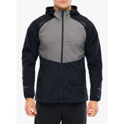 Kurtka przeciwwiatrowa męska Columbia Tech II Wind Full Zip. Czarne kurtki męskie Columbia, m, bez wzorów, z softshellu, bez kaptura, trekkingowe. Za 307.99 zł.