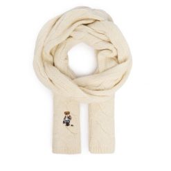 Szalik Polo Ralph Lauren. Białe szaliki damskie Polo Ralph Lauren, bez wzorów. Za 599.99 zł.