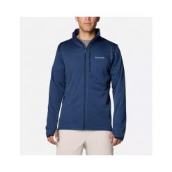 Bluza polarowa męska Columbia Park View Fleece Full Zip. Niebieskie bluzy sportowe męskie Columbia, na zimę, m, bez wzorów, z polaru, bez kaptura, narciarskie. Za 244.99 zł.