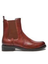Caprice Botki 9-25304-41 Brązowy. Brązowe botki damskie Caprice, bez wzorów, ze skóry, bez obcasa, na płaskiej podeszwie, bez zapięcia. Za 519.99 zł.