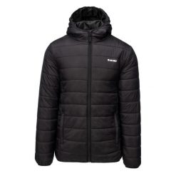 Kurtka puchowa Hi-Tec Core Aron. Czarne kurtki męskie Hi-tec, bez wzorów, z puchu, sportowe, bez kaptura. W wyprzedaży za 128.00 zł.