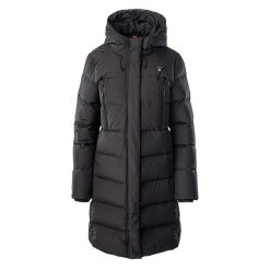 Damska Kurtka Zimowa Tialgo. Czarne kurtki sportowe damskie IGUANA, na zimę, s, bez wzorów, z puchu, bez ramiączek, bez kaptura, trekkingowe. Za 635.99 zł.