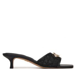 Klapki Aldo. Czarne klapki damskie Aldo, bez wzorów, bez obcasa, bez zapięcia. Za 319.99 zł.
