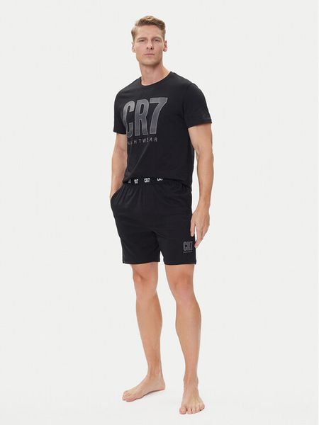 Cristiano Ronaldo CR7 Piżama 8730-41 Czarny Regular Fit. Czarne piżamy męskie Cristiano Ronaldo CR7, l, bez wzorów, z bawełny, bez kołnierzyka, bez ramiączek. Za 229.99 zł.