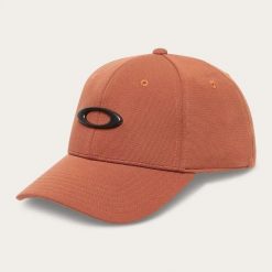 Czapka z daszkiem unisex Oakley TINCAN pomarańczowa FOS911545-44N r L/XL. Brązowe czapki damskie Oakley, na lato, bez wzorów, z elastanu, eleganckie. Za 105.34 zł.