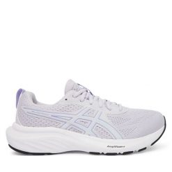 Buty do biegania Asics. Szare obuwie sportowe damskie Asics, bez wzorów, bez zapięcia, do biegania. Za 319.99 zł.