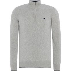Sweter w kolorze jasnoszarym. Szare swetry męskie Denim Culture, l, bez wzorów, z bawełny, bez kołnierzyka, bez ramiączek. W wyprzedaży za 139.95 zł.