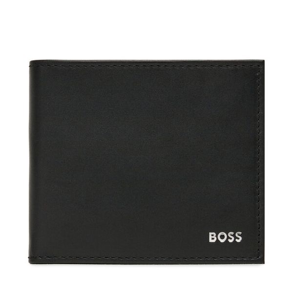 Portfel BOSS. Czarne portfele męskie Boss, bez wzorów. Za 296.99 zł.