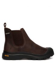 EMU Australia Sztyblety Ragoona Trek W13384 Brązowy. Brązowe botki damskie Emu Australia, bez wzorów, z nubiku, bez obcasa, na płaskiej podeszwie, bez zapięcia. Za 819.99 zł.