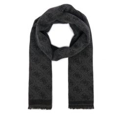 Szalik Guess. Szare szaliki damskie Guess, z aplikacjami. Za 234.99 zł.