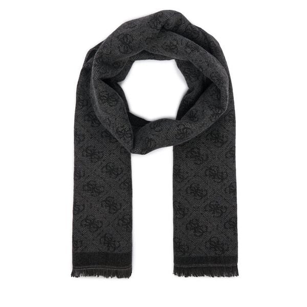Szalik Guess. Szare szaliki damskie Guess, z aplikacjami. Za 234.99 zł.