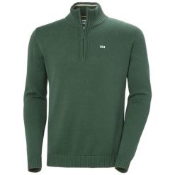 Sweter 1/2 zip Helly Hansen Smoegen. Zielone swetry męskie Helly Hansen, l, bez wzorów, z bawełny, bez kołnierzyka, bez ramiączek. Za 488.50 zł.