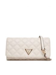 Guess Torebka Giully II Mini HWQG96 73750 Écru. Torebki do ręki damskie Guess, z aplikacjami, ze skóry, bez dodatków. Za 299.99 zł.