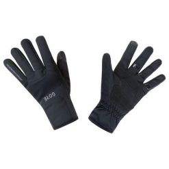 GORE Wear WINDSTOPPER® Thermo - rękawiczki termiczne rowerowe. Czarne rękawiczki męskie Gore Wear, na jesień, bez wzorów. Za 606.65 zł.
