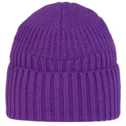 Damska Czapka Z Dzianiny Renso. Fioletowe czapki damskie Buff, bez wzorów, z dzianiny. Za 240.99 zł.