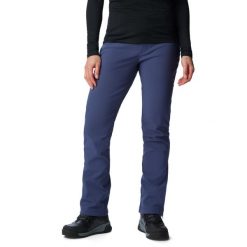 Spodnie softshellowe damskie Columbia Back Beauty Passo Alto III. Niebieskie spodnie dresowe damskie Columbia, bez wzorów, sportowe, trekkingowe. Za 279.99 zł.