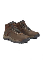 Buty trekkingowe męskie, Flume Mid WP. Brązowe trekkingi męskie Timberland, z materiału, bez zapięcia. Za 499.99 zł.