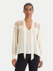 Patrizia Pepe Bluzka 8C0859/A692-Y478 Żółty Regular Fit. Żółte bluzki damskie Patrizia Pepe, bez wzorów, z wiskozy, bez kołnierzyka, bez ramiączek. Za 1,299.00 zł.