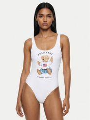 LAUREN RALPH LAUREN Strój kąpielowy 21698410 Biały. Białe stroje kąpielowe damskie Lauren Ralph Lauren, xl, bez wzorów, z syntetyku. Za 1,289.00 zł.