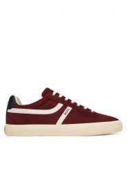 BOSS Tenisówki Aiden 50568469 Czerwony ciemny. Czerwone trampki męskie Boss, bez wzorów, ze skóry, bez zapięcia. Za 629.99 zł.