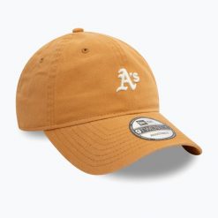 Czapka z daszkiem New Era Mini Washed 9Twenty Oakland Athletics. Brązowe czapki damskie New Era, na zimę, bez wzorów. Za 119.99 zł.