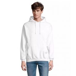 Bluza z kapturem Sol's Condor. Białe bluzy damskie SOL'S, l, bez wzorów, z bawełny, bez ramiączek, z kapturem. Za 153.50 zł.