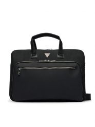 Guess Torba na laptopa HMBEHN P6138 Czarny. Czarne torby na laptopa damskie Guess, z aplikacjami, z materiału. Za 679.99 zł.