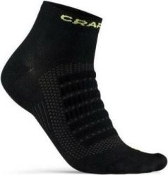 Skarpety Sportowe Craft Adv Dry Mid Czarny. Czarne skarpetki damskie Craft, bez wzorów, z materiału. Za 141.50 zł.